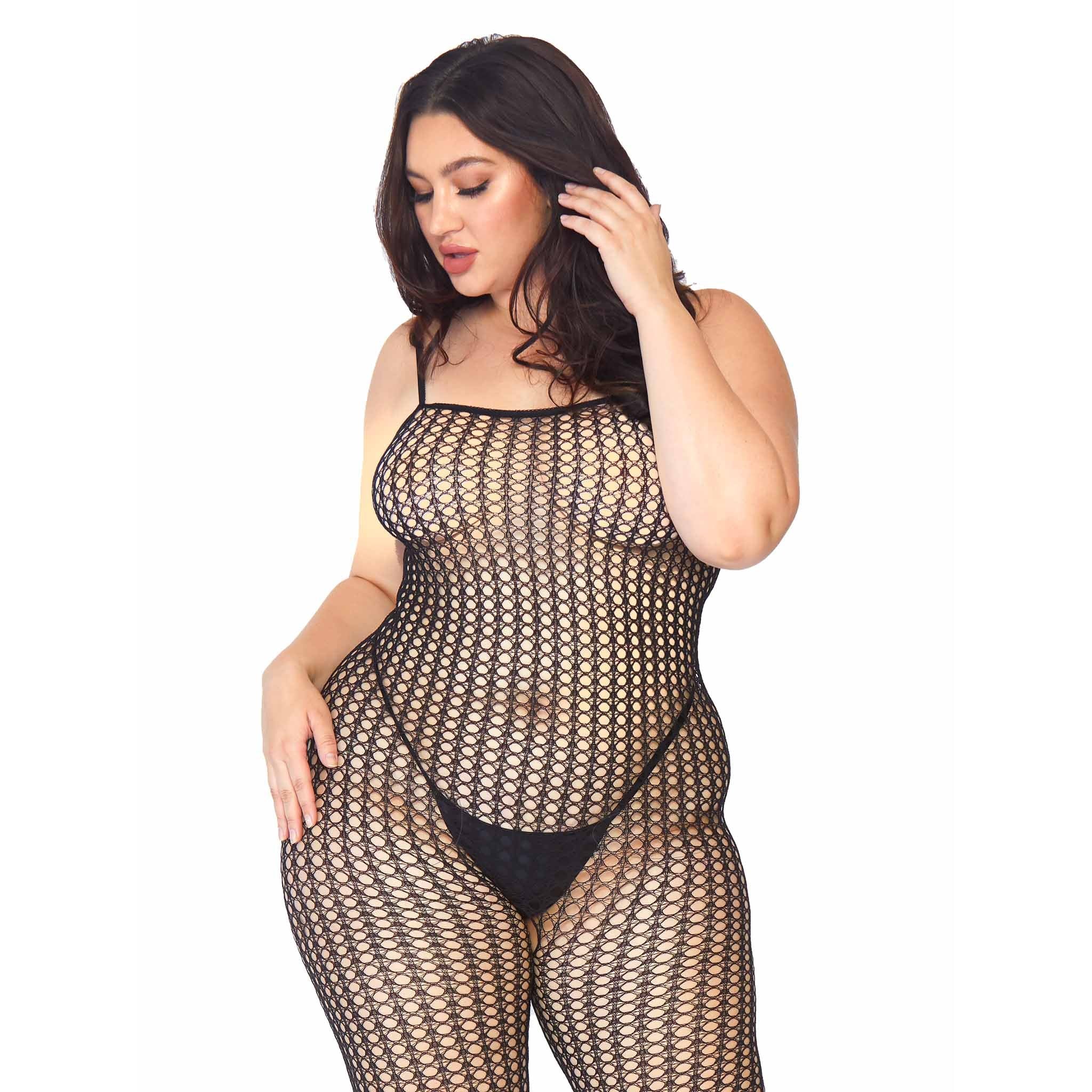 Wicked Games Crochet Net Bodystocking
