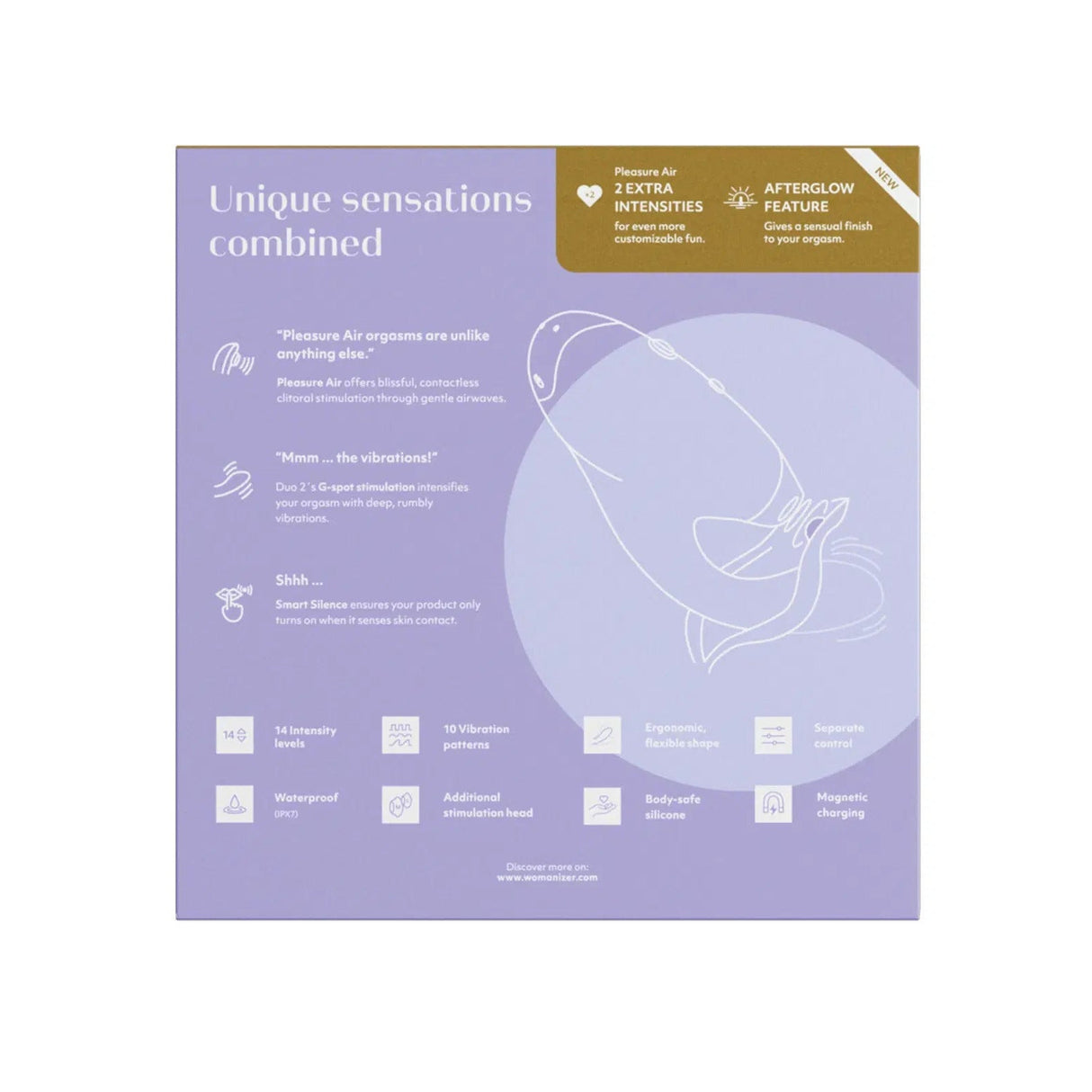 Womanizer DUO 2 Dual Clitoral & G-Spot Stimulator