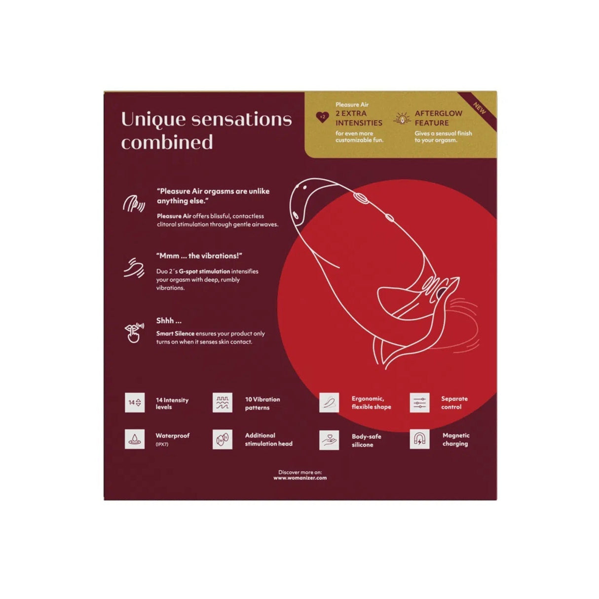 Womanizer DUO 2 Dual Clitoral & G-Spot Stimulator