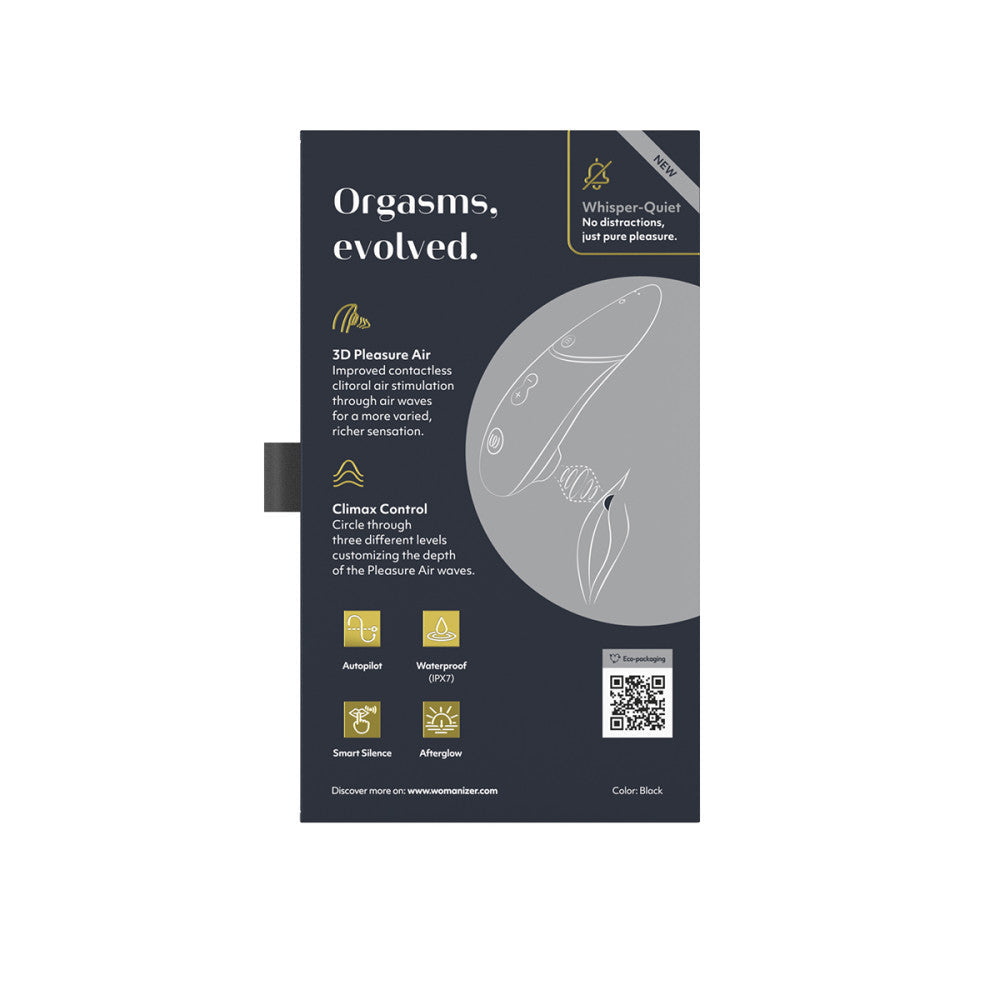 Womanizer Next 3D Climax Control Pleasure Air Clitoral Stimulator