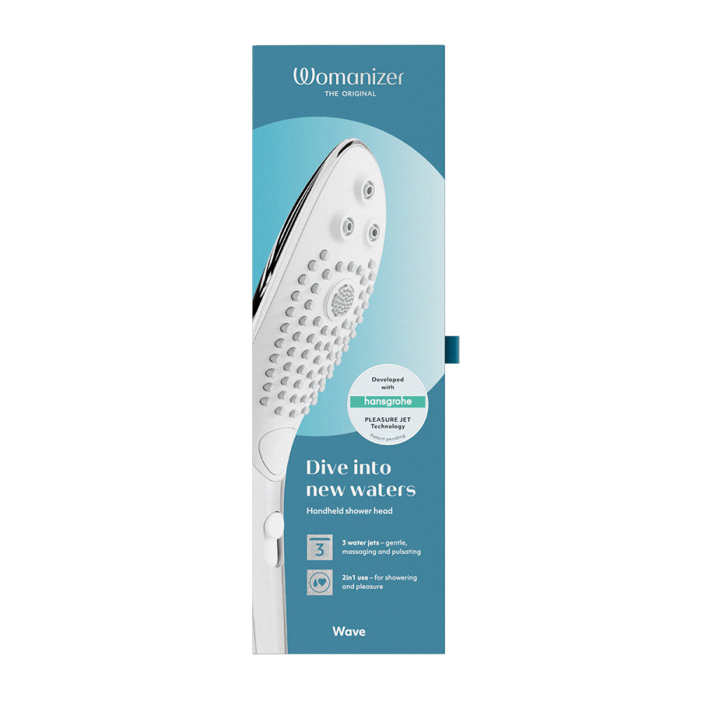 Womanizer Wave Shower Head & Water Massage Clitoral Stimulator