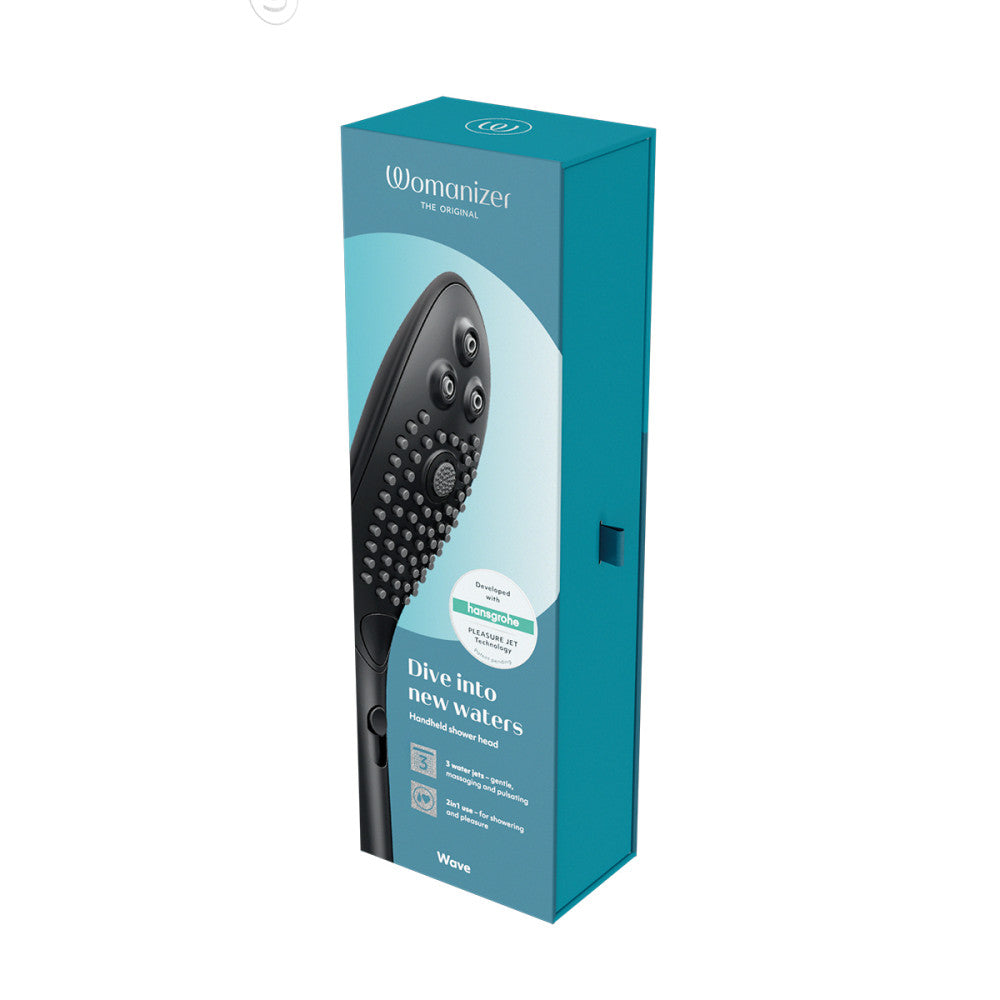 Womanizer Wave Shower Head & Water Massage Clitoral Stimulator