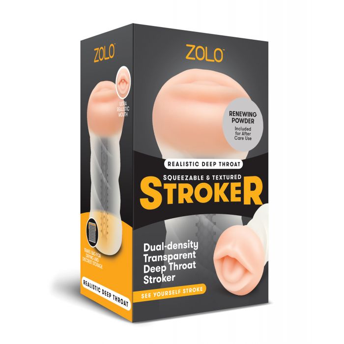 Zolo Realistic Dual Density Deep Throat Stroker