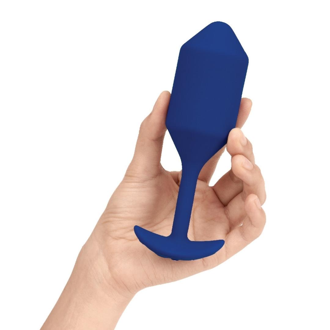 b-Vibe Vibrating Weighted Snug Plug