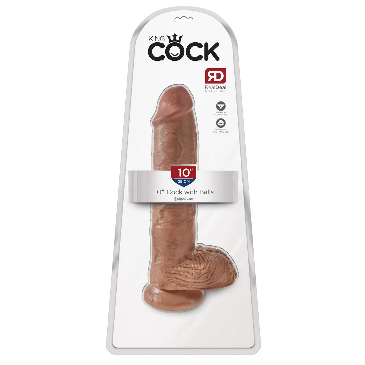 King Cock 10 Inch Realistic Dildo