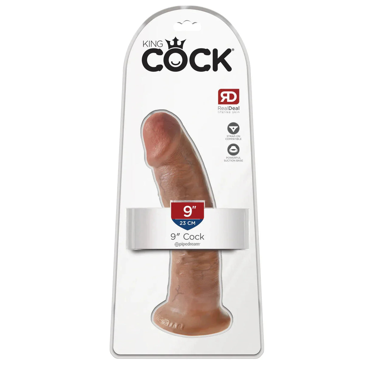 King Cock 9 Inch Realistic Dildo