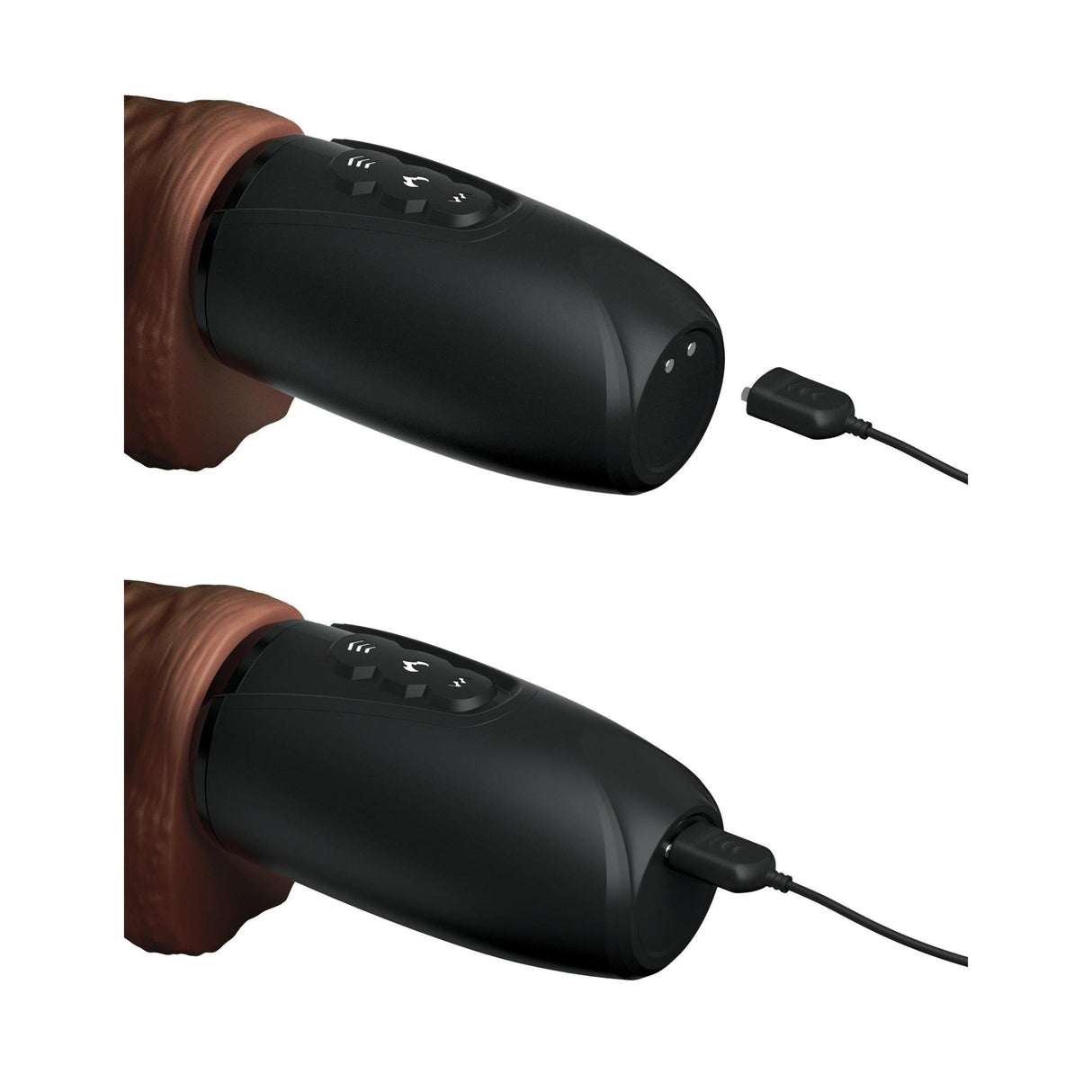 King Cock Plus 7.5" Thrusting Dildo with Balls