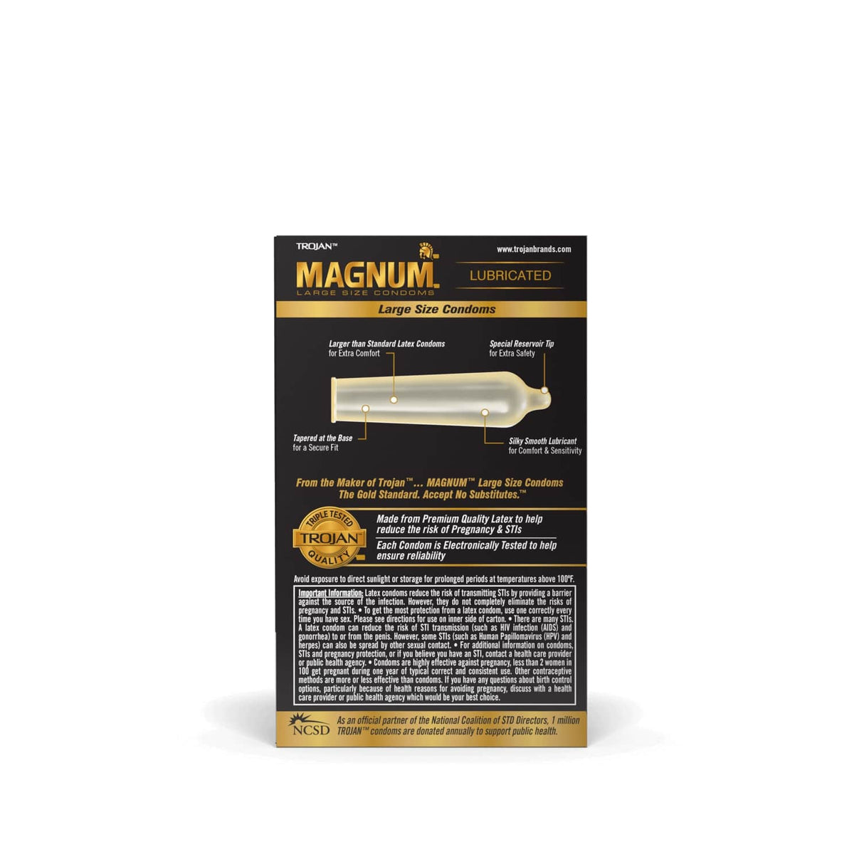Trojan Magnum Large Size Condoms