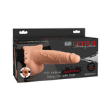 Fetish Fantasy 7.5 Inch Hollow Squirting Strap On with Balls