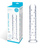 10 Inch Extra Large Glass Dildo