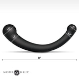 10X Vibra-Crescent Vibrating Dual-Ended Silicone Dildo