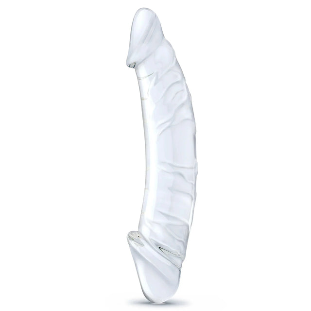 10.5 Inch Girthy Realistic Glass Double Dildo