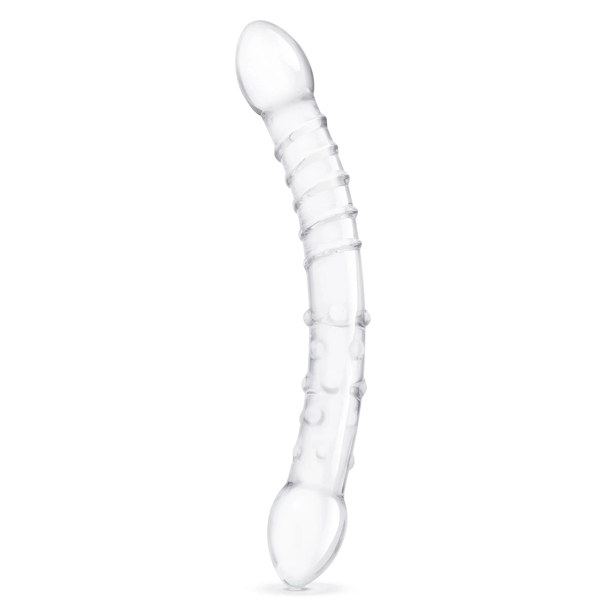 12 Inch Girthy Double Trouble Glass Dildo