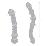 2PC Double Pleasure Set Double Pleasure Glass Dildo Set