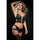 3 Piece Boyfriend Garter Boyshorts With Halter Bustier Top and Stockings