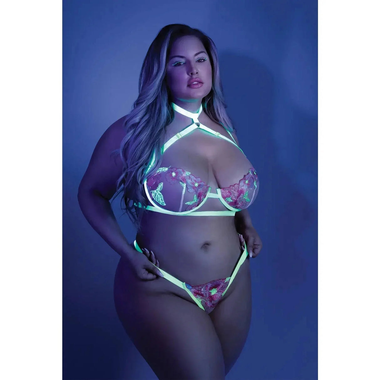 3 Piece Bra Garter Set