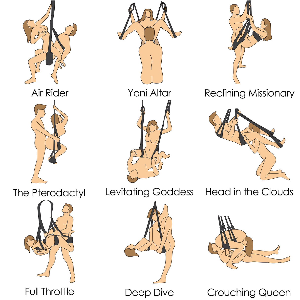 360 Spinning Sex Swing