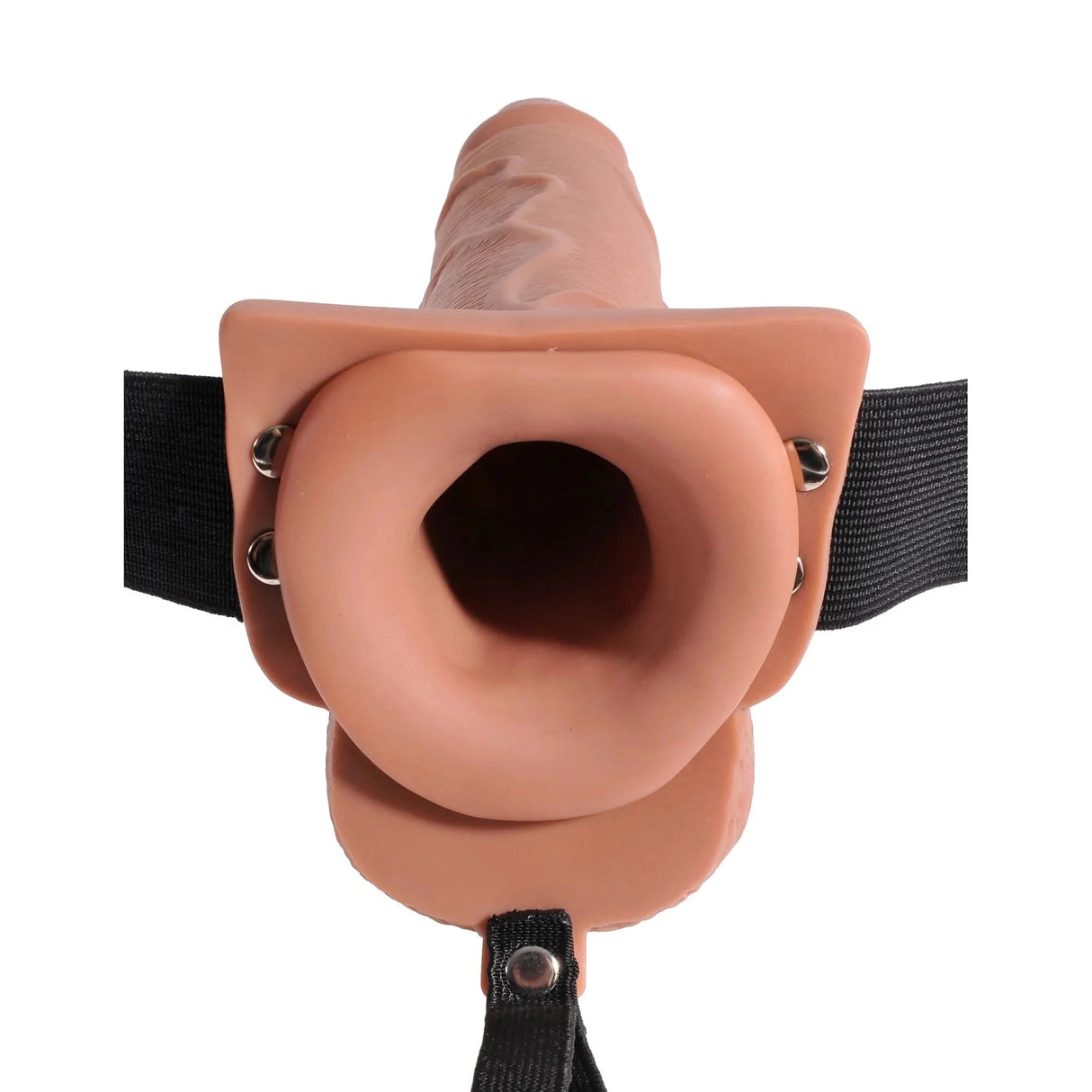 7.5 Inch Realistic Hollow Squirting Strap-On Dildo with Balls