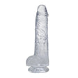 8 Inch Clear Dildo in a Bag