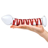 8 Inch Mr. Swirly Glass Dildo