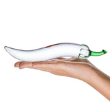 8.25 Inch Glass Naturals Chili Pepper Dildo