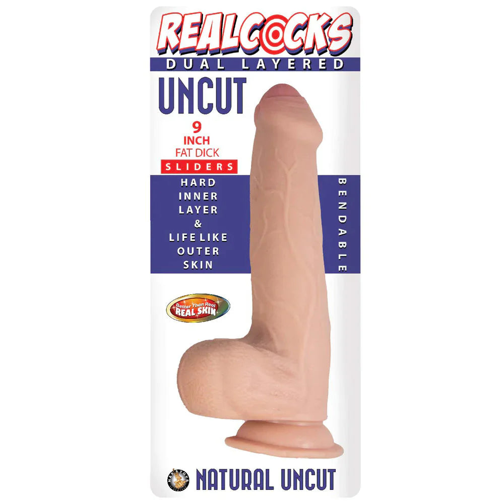 9 Inch Uncut Dildo