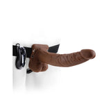 9 Inch Vibrating Hollow Strap-On with Balls