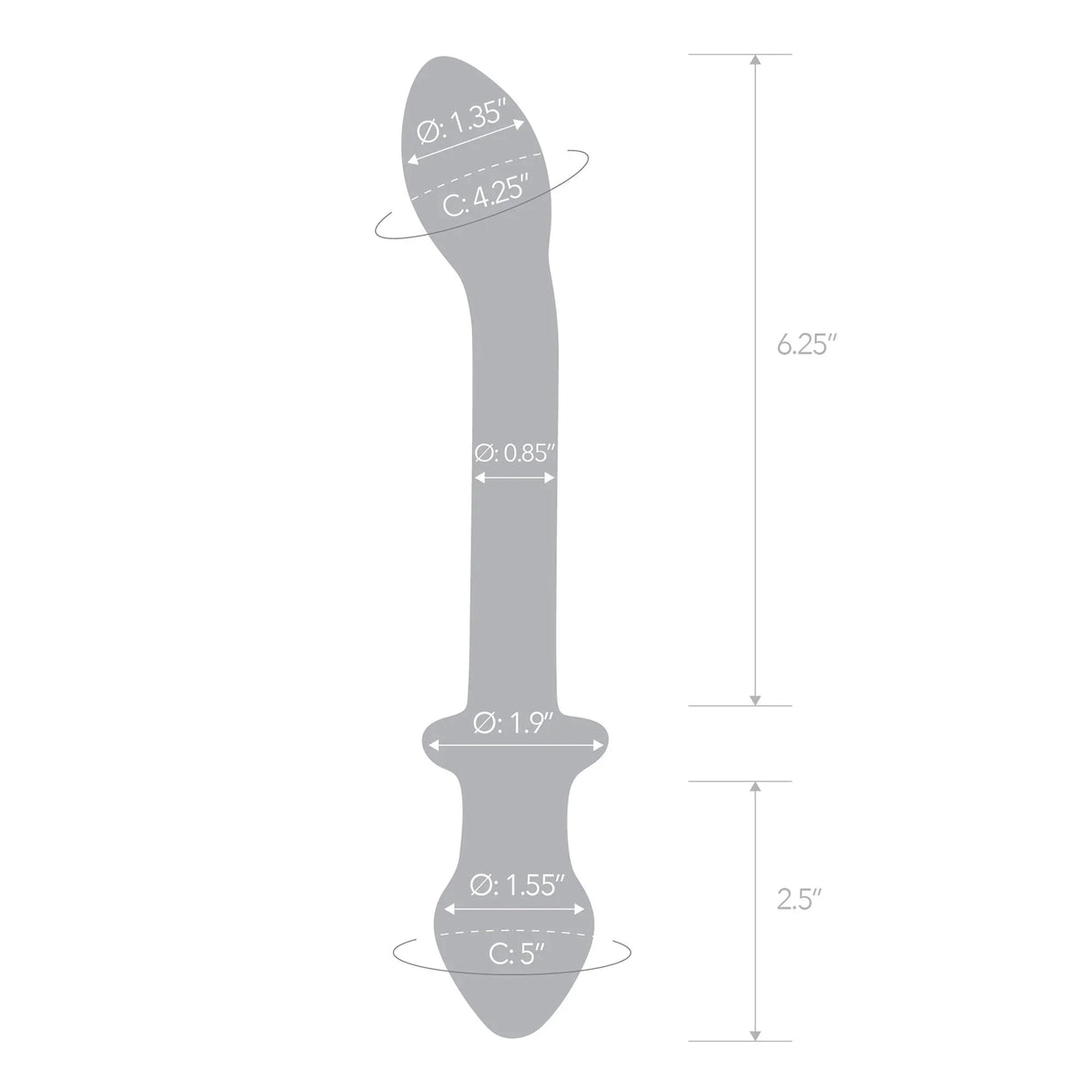 9.5 Inch Double Play Dual-Ended Dildo