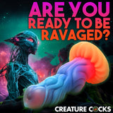Alien Invader Glow-in-the-Dark Silicone Dildo