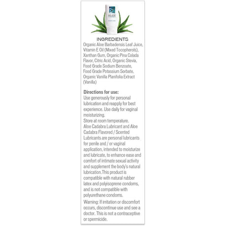 Aloe Cadabra Organic Lubricant