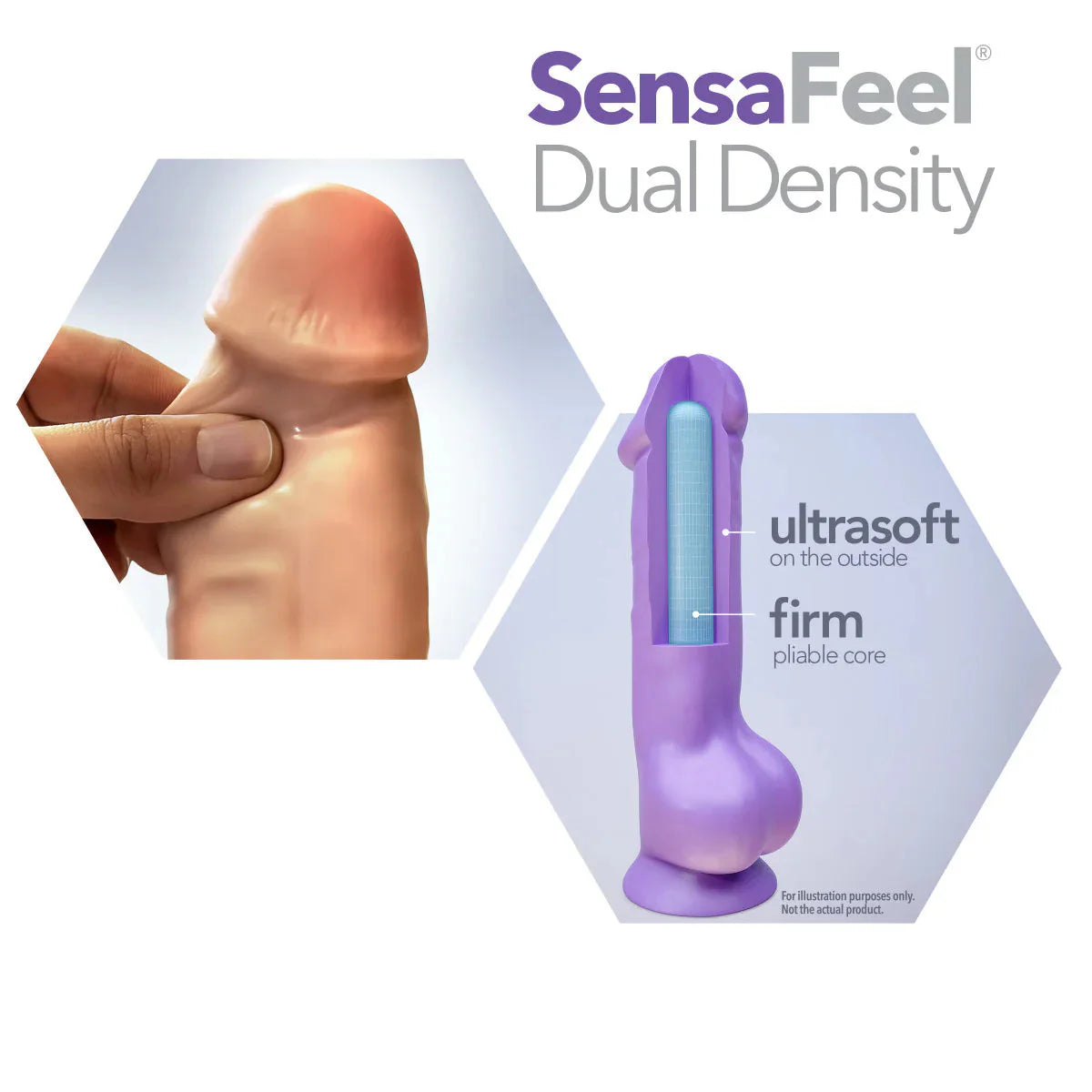 Au Naturel Sensa Feel Dildo