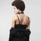 Bijoux Indiscrets MAZE Wide Choker with Leash