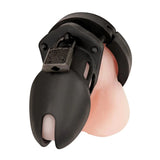 Blue Line Silicone Chastity Cage