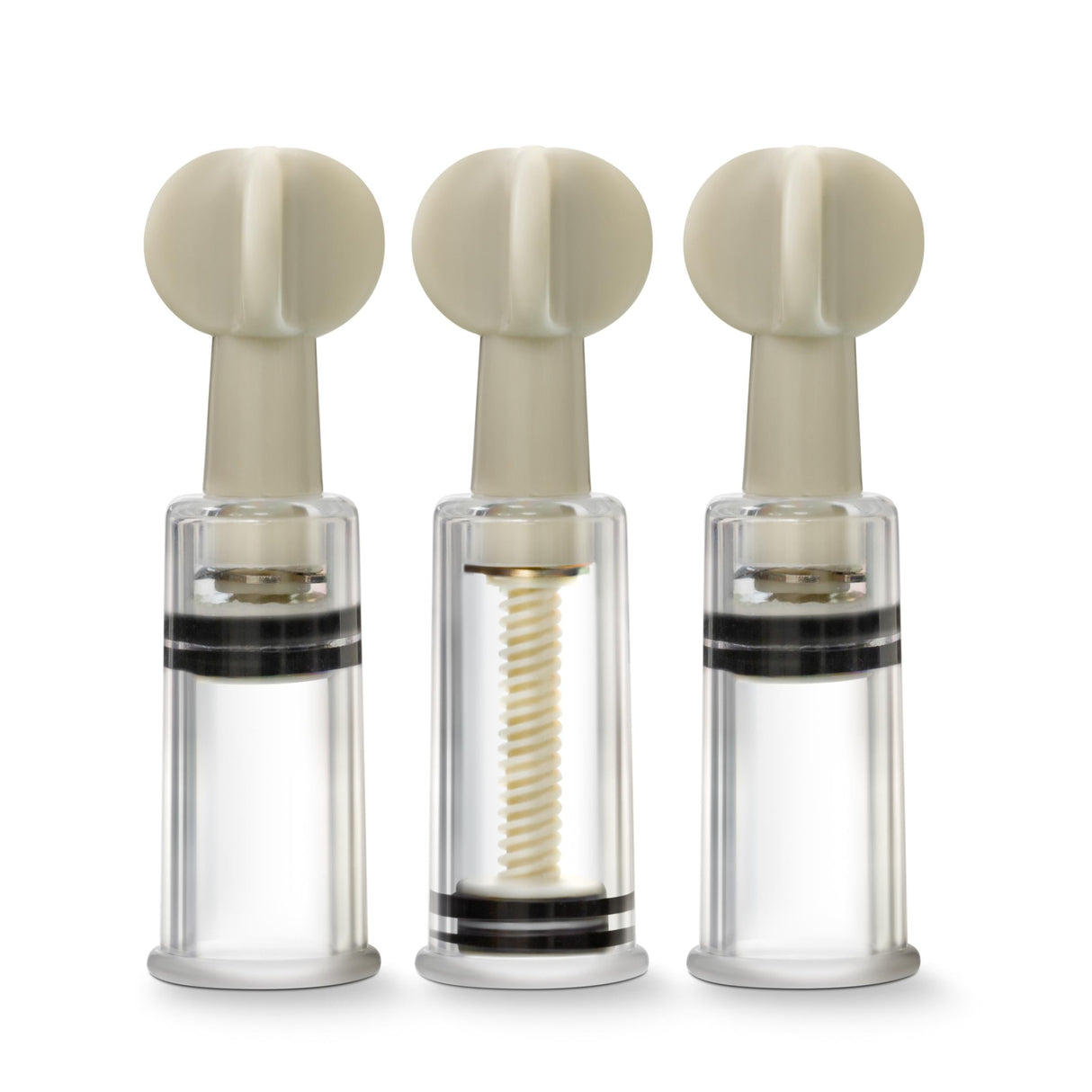Blush 3-Pack Temptasia Clit and Nipple Twist Suckers