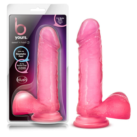 Blush B Yours Sweet 'n Hard 2 Suction Cup Dildo