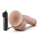 Blush Dr. Skin Vibrating Realistic Cock