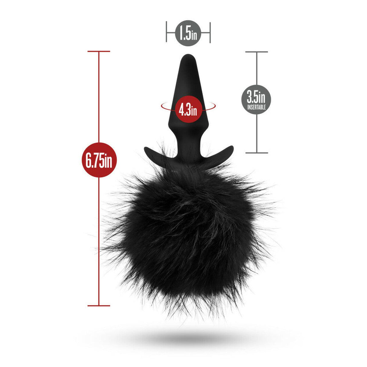 Blush Temptasia Bunny Tail Pom Plug