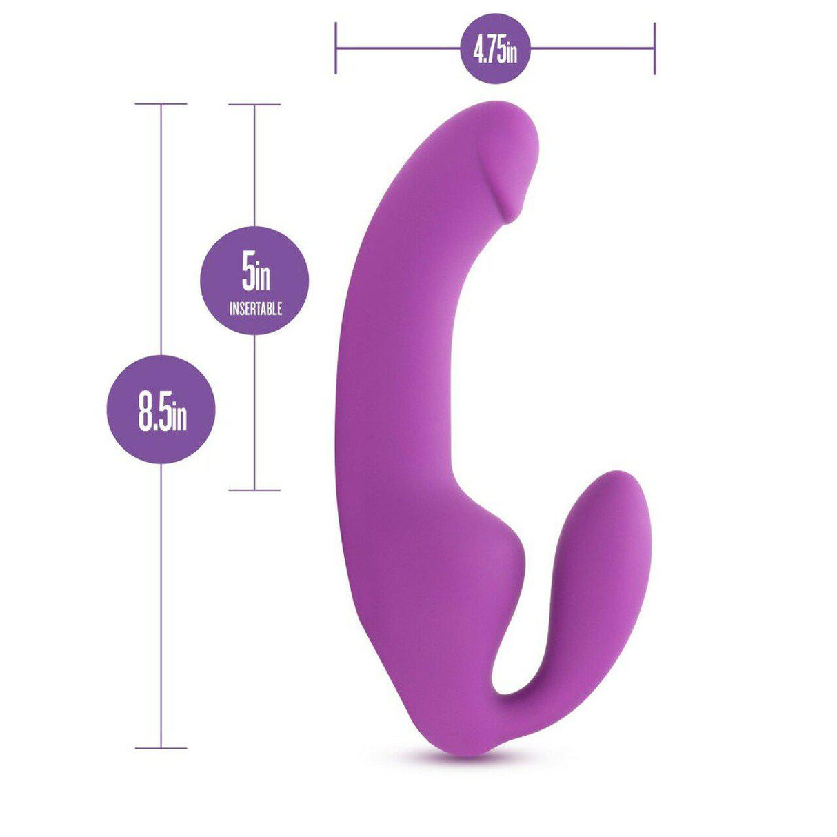 Blush Temptasia Cyrus Strapless Dildo