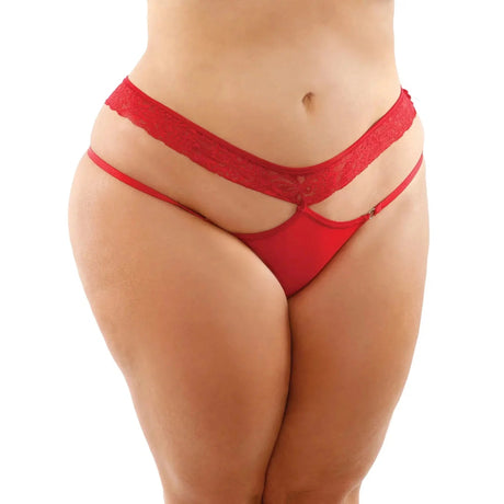 Bottoms Up Ren Microfiber Bikini Panty With Lace Waist