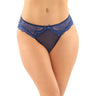 Cassia Crotchless Lace & Mesh Panty