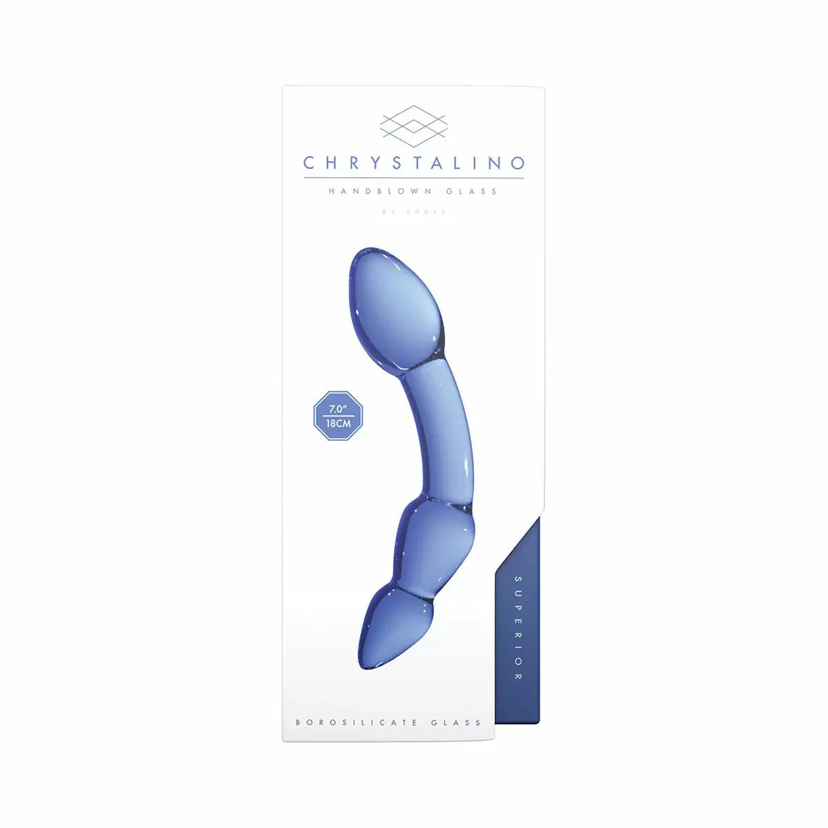 Chrystalino Superior 6 Inch Glass Anal Dildo