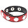 Cock Ring Blue Studded Leather Speed Snap-On Ring