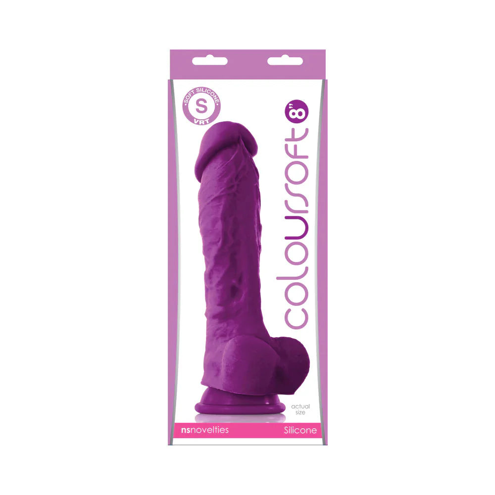 ColourSoft 8 Inch Soft Dildo