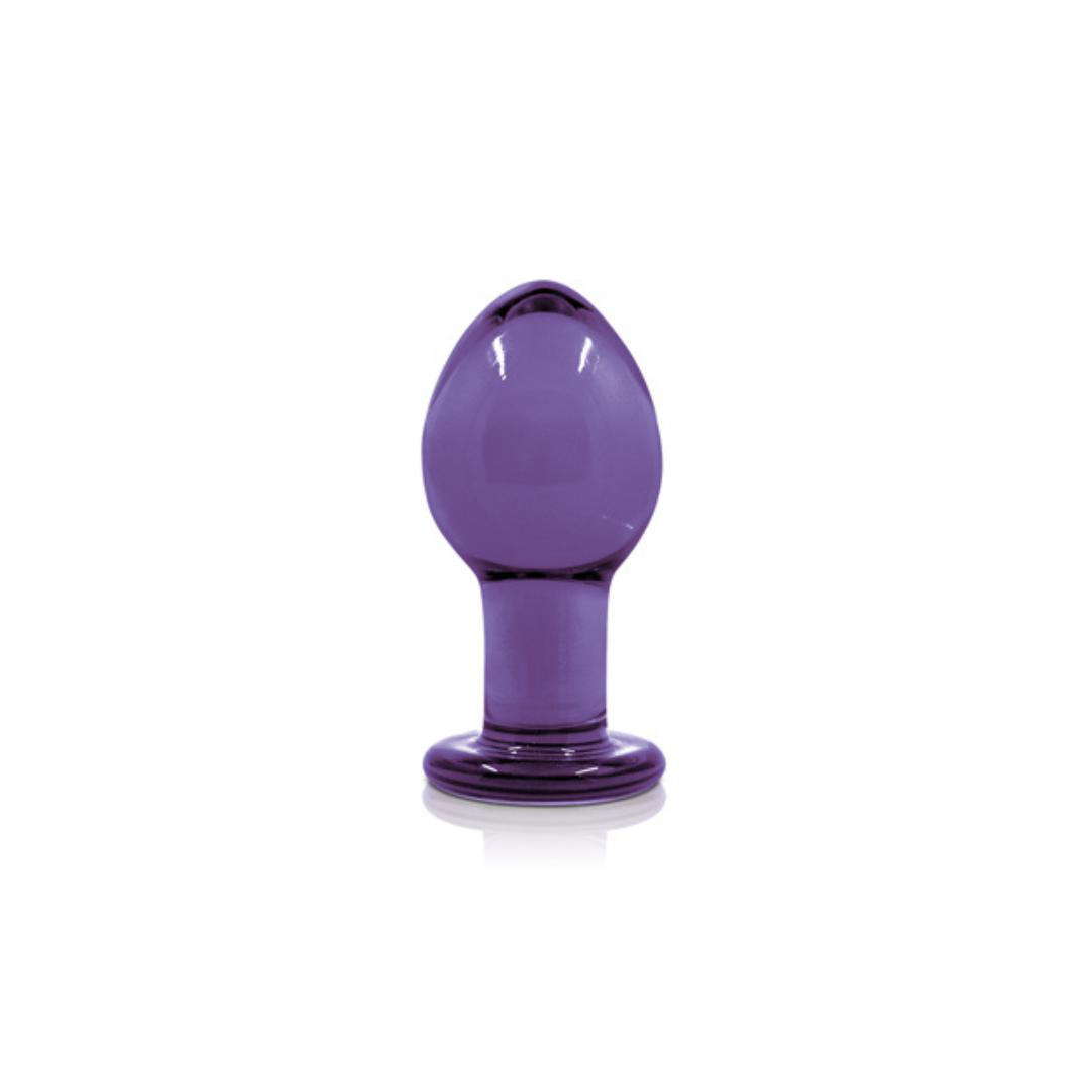 Crystal Glass Butt Plug - Medium