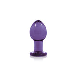 Crystal Glass Butt Plug - Medium