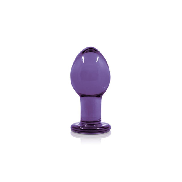 Crystal Glass Butt Plug - Medium