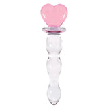 Crystal Glass Heart Dildo