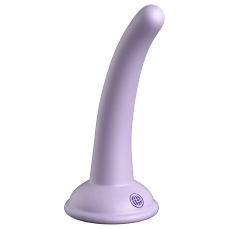 Dillio Curious Five 5 Inch Platinum Silicone Dildo - Purple