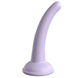 Dillio Curious Five 5 Inch Platinum Silicone Dildo - Purple