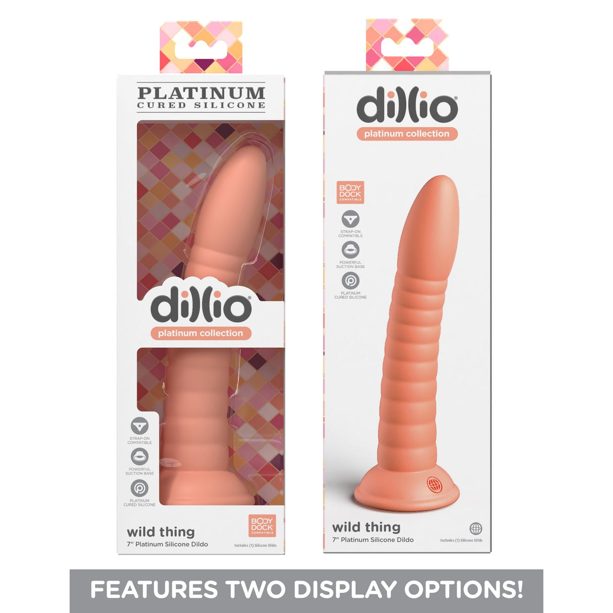Dillio Platinum Wild Thing Silicone Dildo
